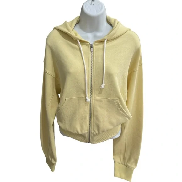 Madewell 100% Cotton Yellow Hoodie - Picture 1 of 7